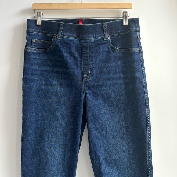Spanx Ankle Skinny Pull On Jeans Midnight Shade Size Large Style no. 20342R - Picture 3 of 14